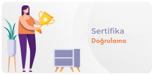 Sertifika doğrulama - Kurs sayfası